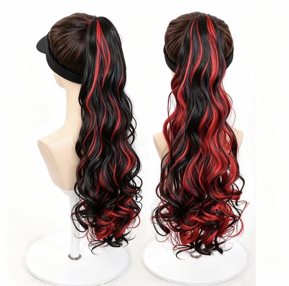 Highlight Long Curly Synthetic - Hair Claw Clip Set recension och pris