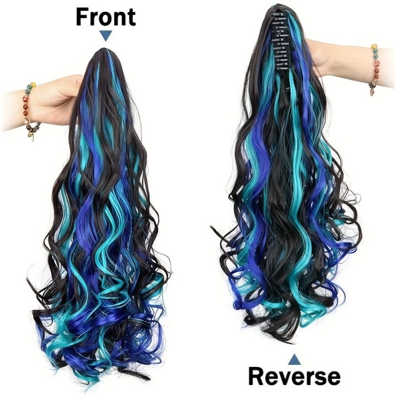 Highlight Long Curly Synthetic - Hair Claw Clip Set recension och pris