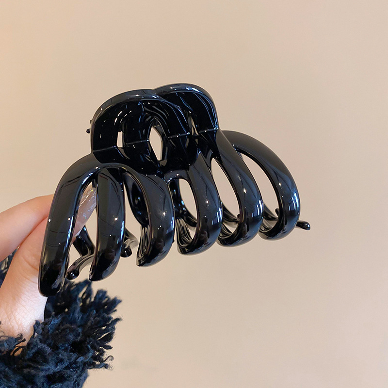 New Acrylic Pumpkin Hollowed S - Hair Claw Clip Set recension och pris