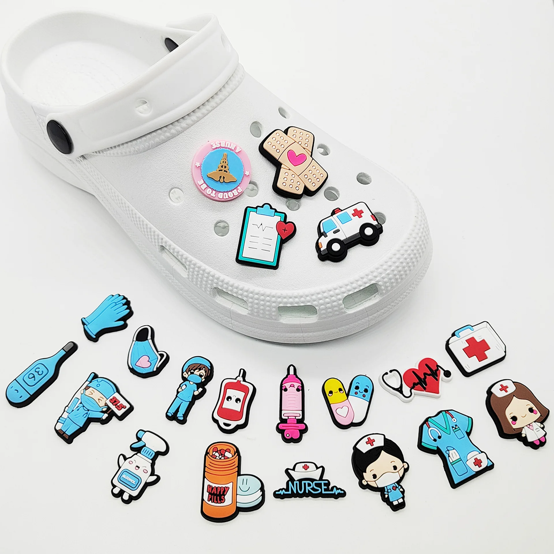 New 1pcs PVC Shoe Charms for C - Women'S Accessories Crocs recension och pris