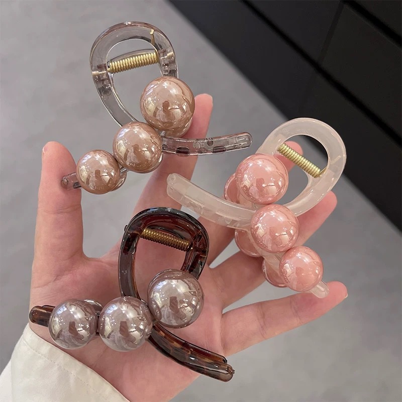 Sweet Elegant Pearls Hair Claw - Hair Claw Clip Set recension och pris