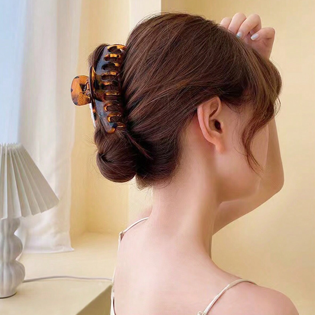 4PCS Women's Multi-Color Resin - Hair Claw Clip Set recension och pris