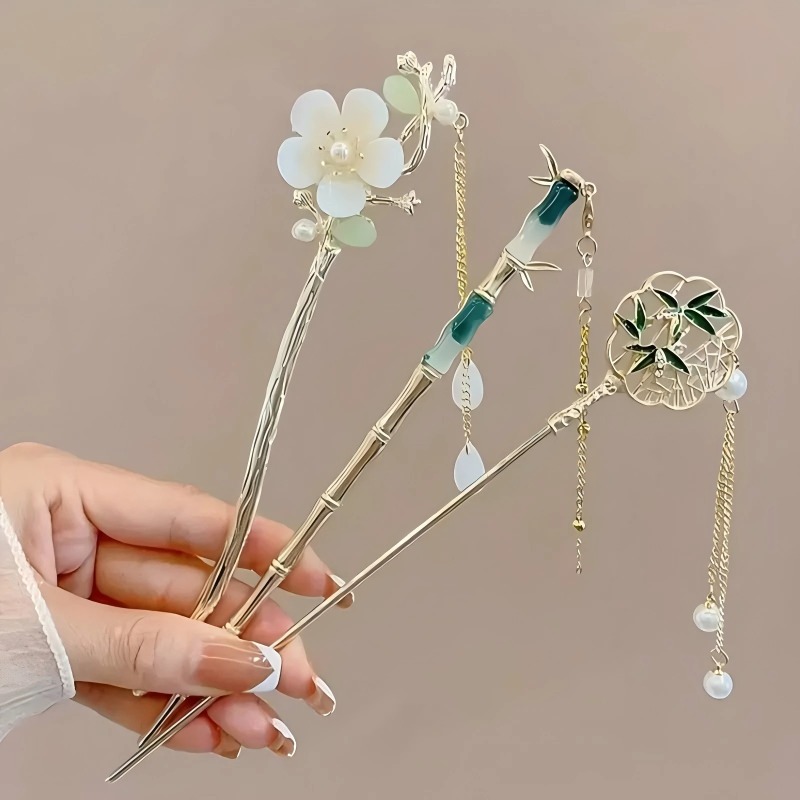 1/3/6pcs Elegant Chinese Style - Women Accessories Shop Design recension och pris