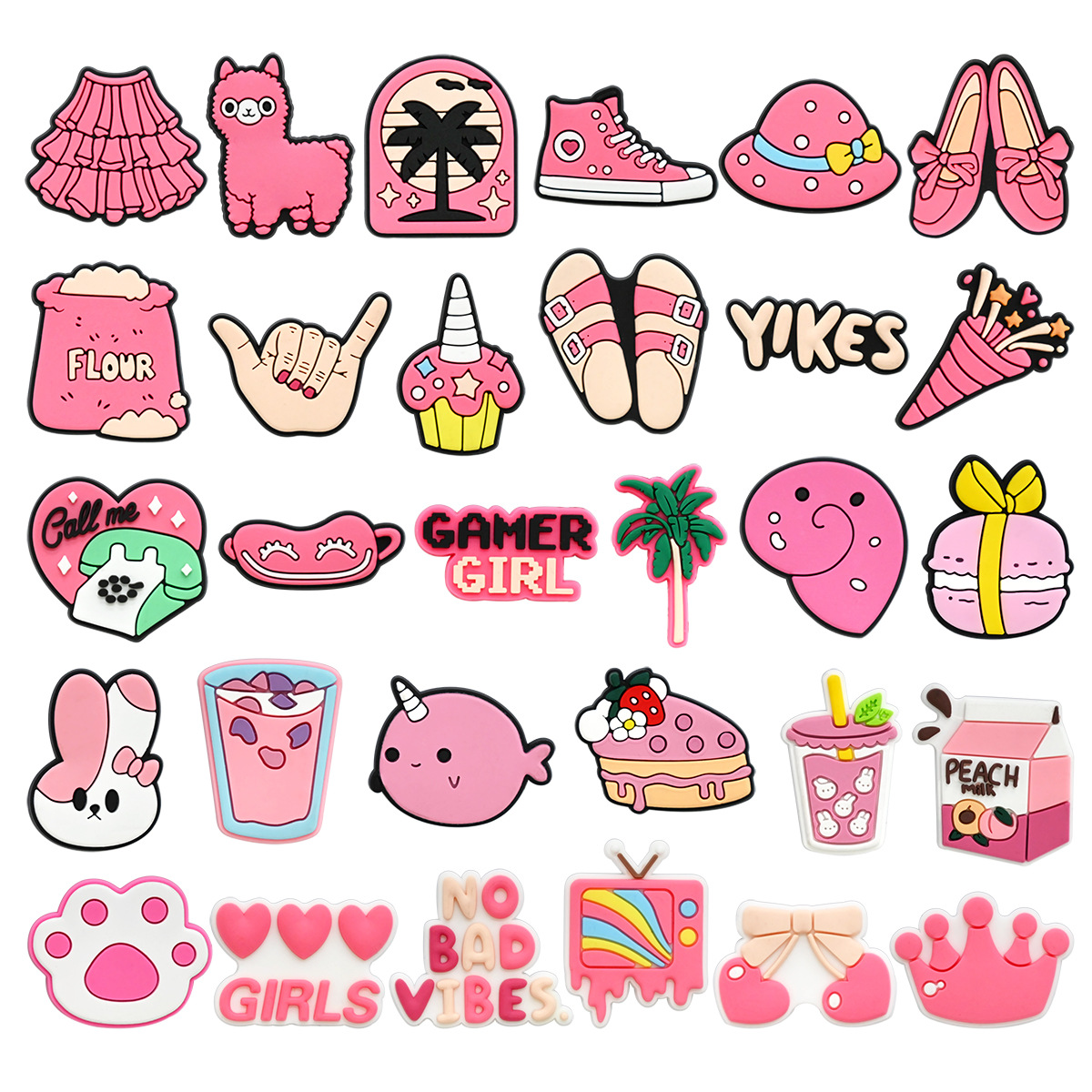 Cute Pink Shoe Charms Decorati - Women'S Accessories Crocs recension och pris