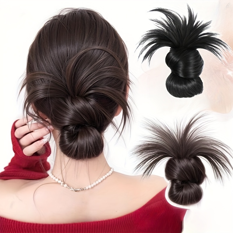Low Synthetic Bun Ponytail Hai - Hair Claw Clip Set recension och pris