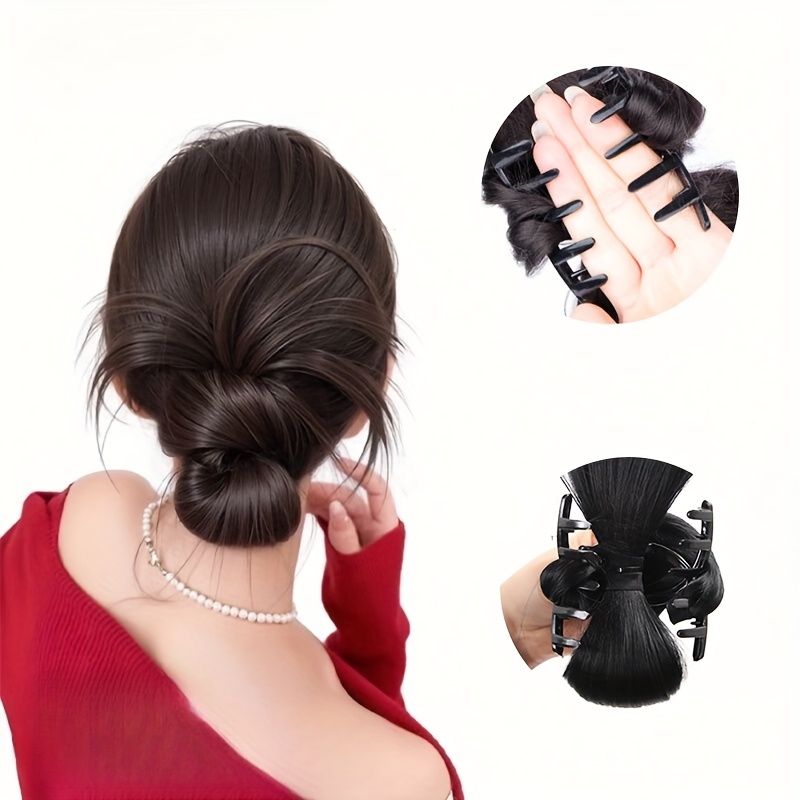 Low Synthetic Bun Ponytail Hai - Hair Claw Clip Set recension och pris