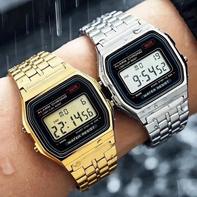 F91W Band Watch Waterproof Ret - Women Accessories Display recension och pris
