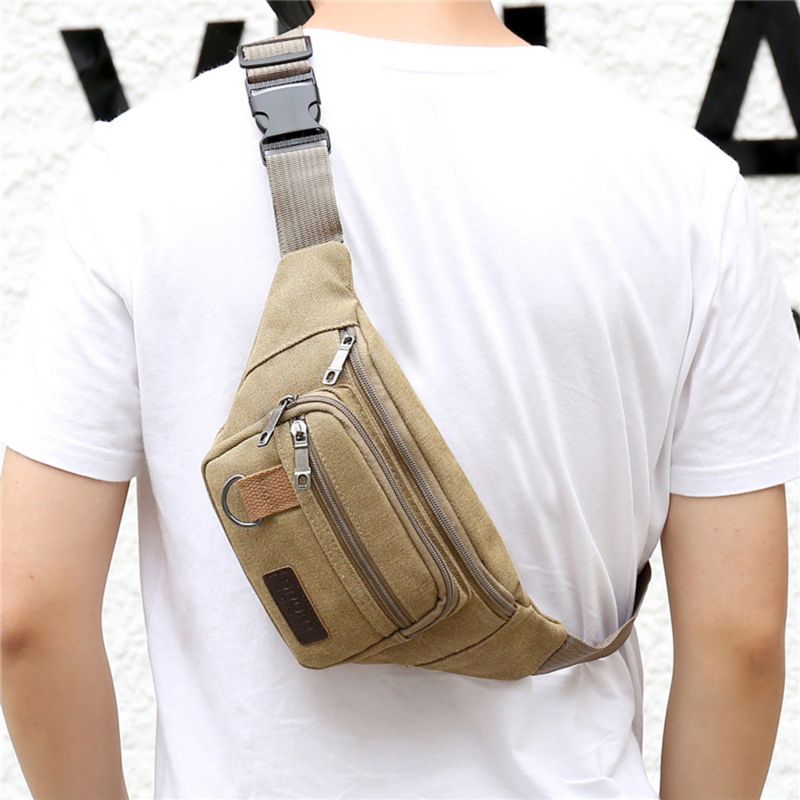 Chest Bag Canvas Waist Bag Wom - Women Accessories Pouch recension och pris