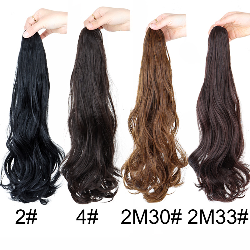 Synthetic Long Curly Ponytail  - Hair Claw Clip Set recension och pris