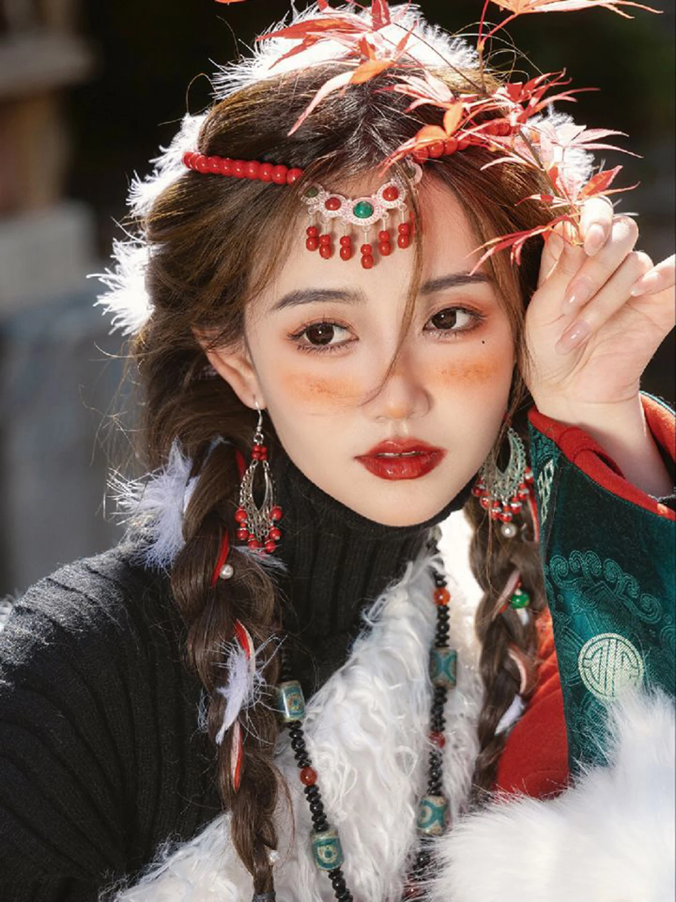 New Trending Tibetan Ethnic Fo - Women Accessories Nepal recension och pris