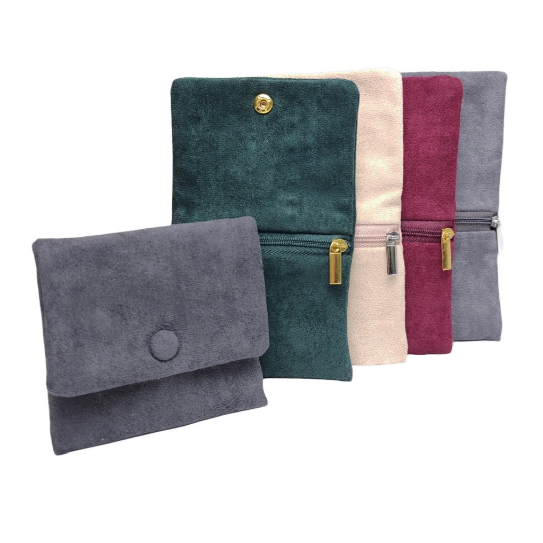 Velvet Jewellery Pouch Snap Zi - Women Accessories Display recension och pris