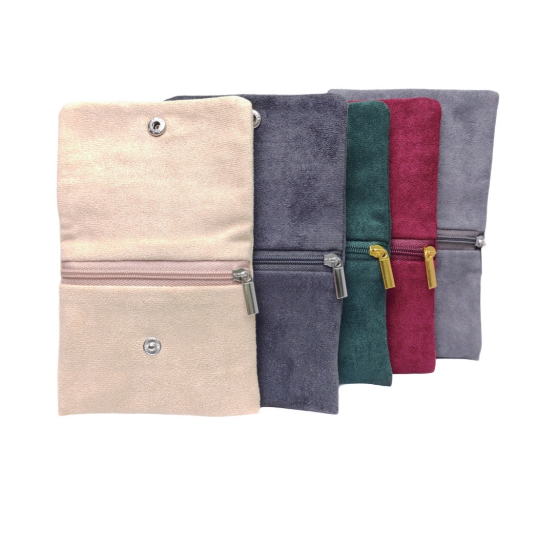 Velvet Jewellery Pouch Snap Zi - Women Accessories Display recension och pris