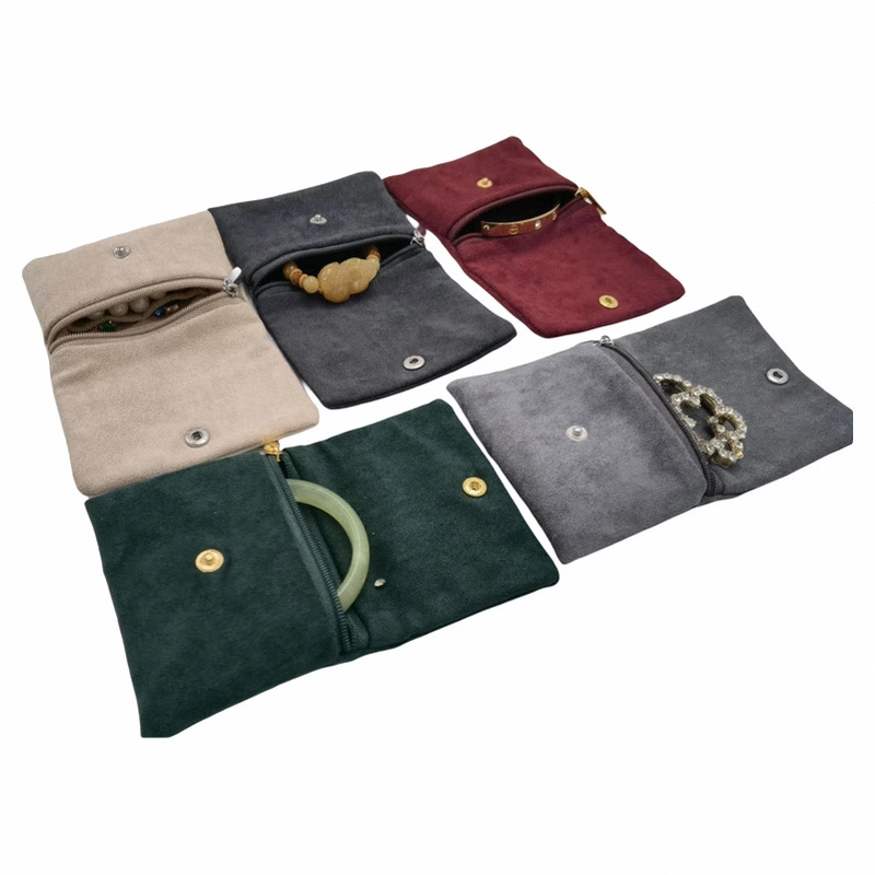 Velvet Jewellery Pouch Snap Zi - Women Accessories Display recension och pris