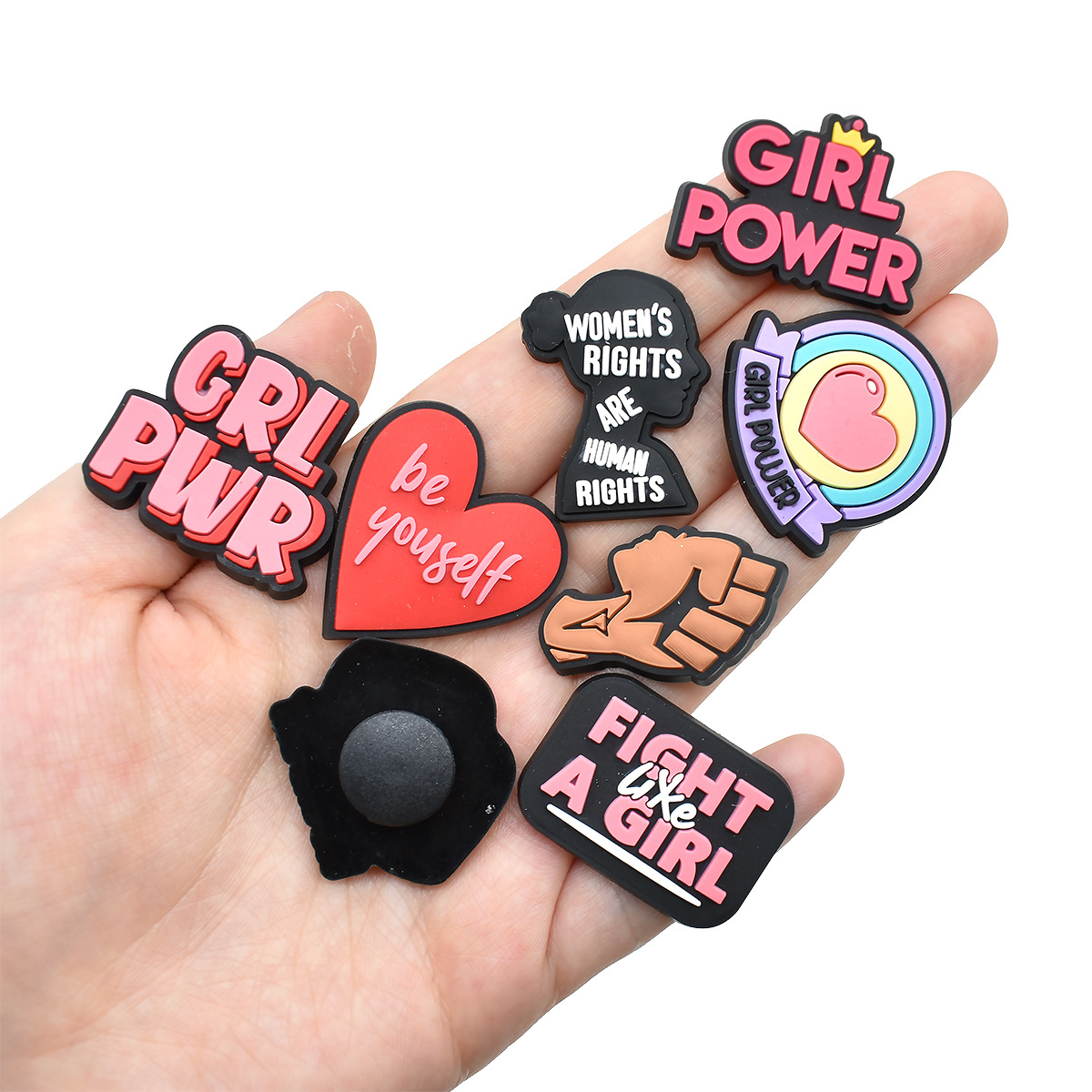 Cute Pink Power Shoe Charms De - Women'S Accessories Crocs recension och pris