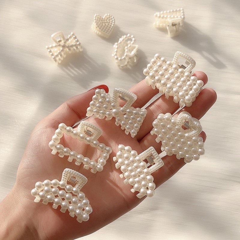 2026 New Women Elegant Pearl H - Hair Claw Clip Set recension och pris