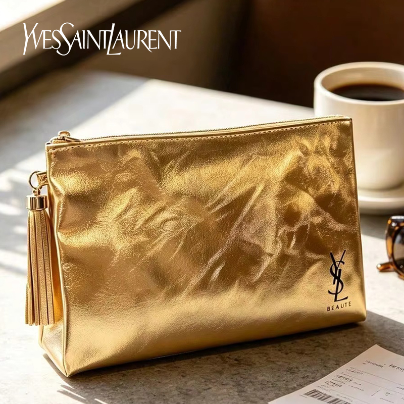 YSL Golden Cosmetic Bag, Porta - Women Accessories Pouch recension och pris