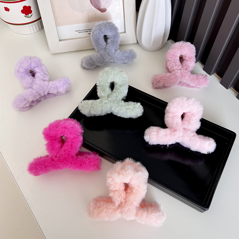 Plush Women Hair Claw Winter F - Hair Claw Clip Set recension och pris