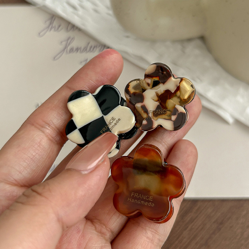 8Pcs/Set Cute Flower Acetate H - Hair Claw Clip Set recension och pris