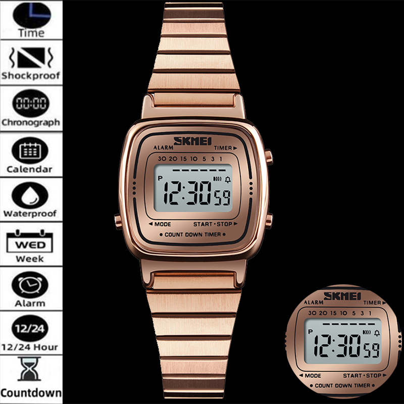 Skmei Womens Digital Watches L - Women Accessories Display recension och pris
